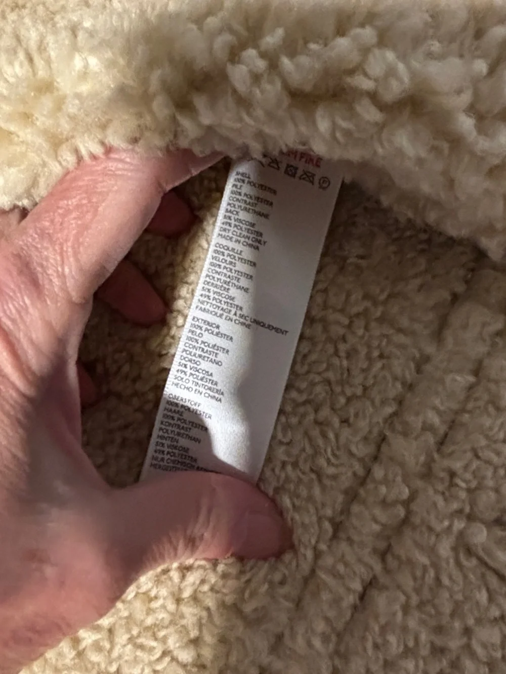 BDG Ella Women’s Chocolate Faux Leather and Faux Shearling Aviator Jacket - Picture 16 of 16